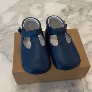 Pepa London Navy Baby Walker Shoes